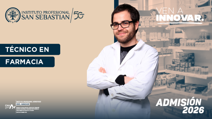 portada nota de admisión Técnico en Farmacia