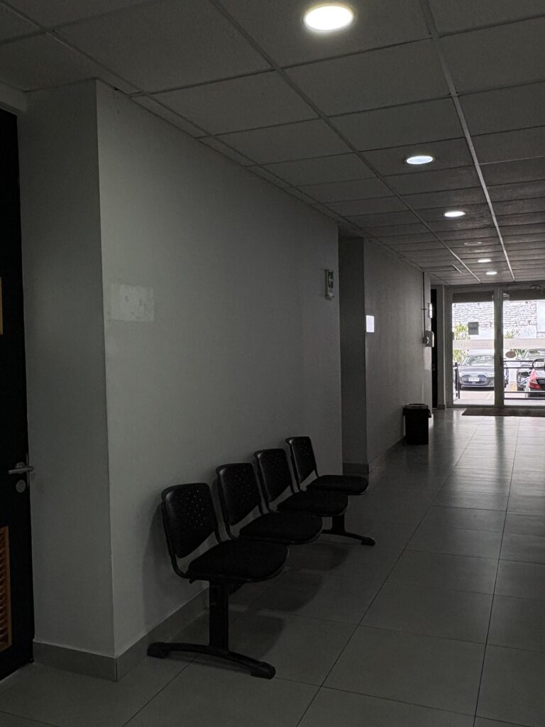 Pasillo de aulas