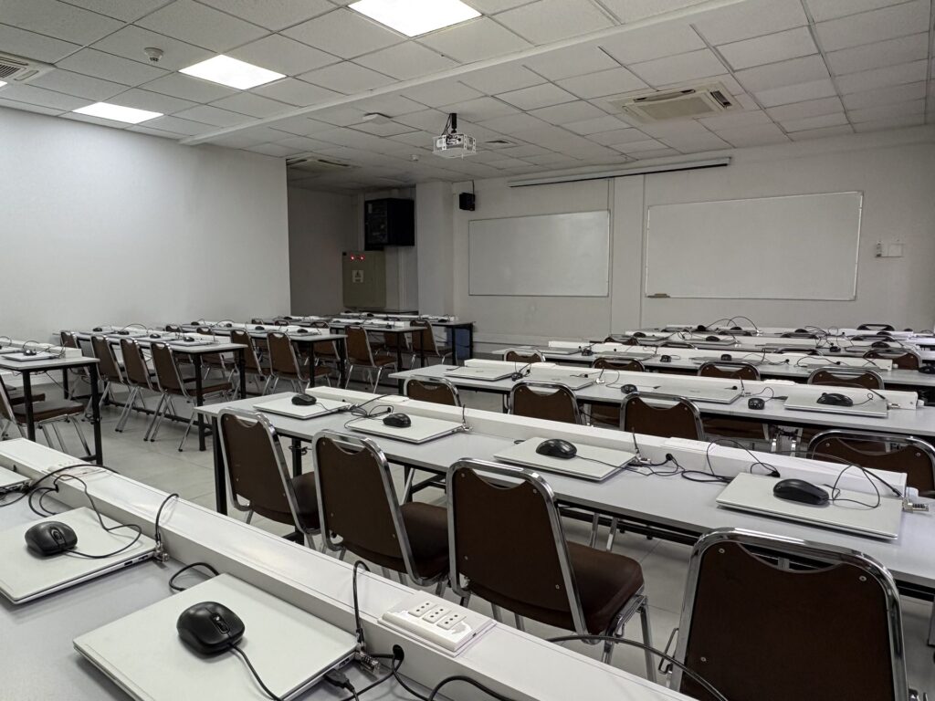 Sala de clases del nuevo edificio